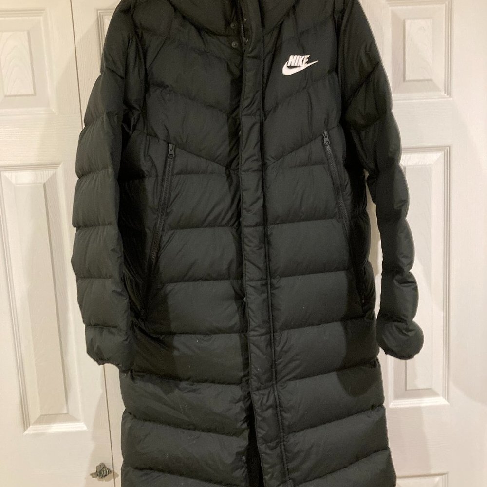 Nike Ankle Length Puffer winter coat Large